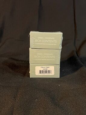 PMD Personal Microderm Replacement Discs  Green (Moderate) - 6 Pack. 3 new boxes